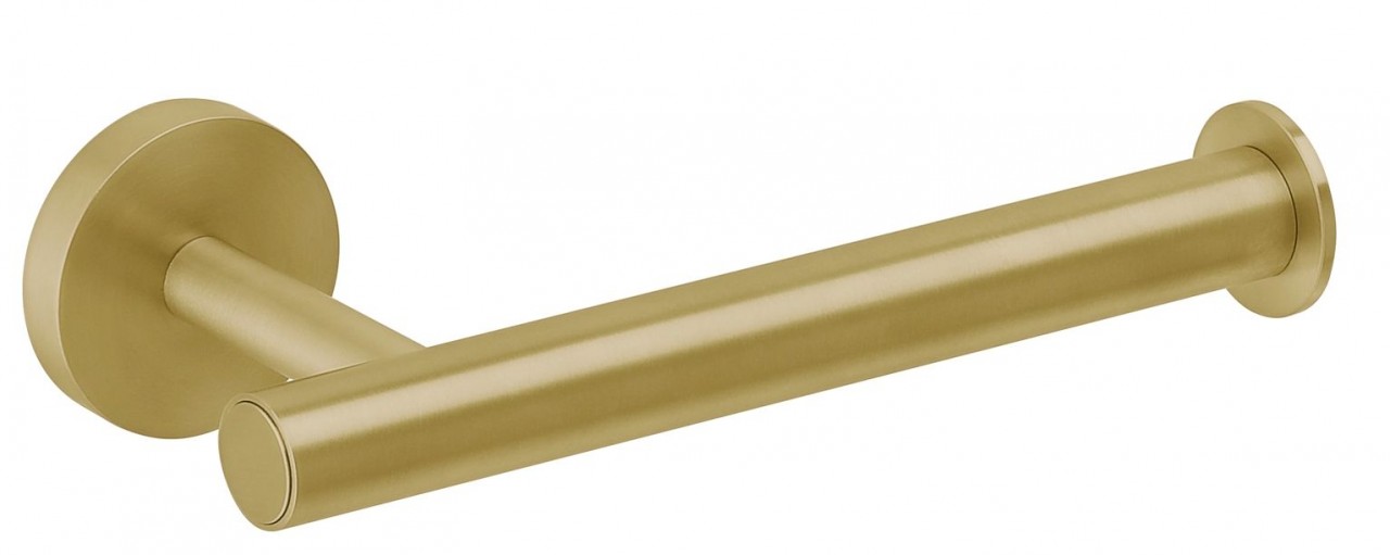 Herzbach Design iX Papierrollenhalter ohne Deckel Edelstahl Brass, 21.814000.1.41 21.814000.1.41 von Herzbach