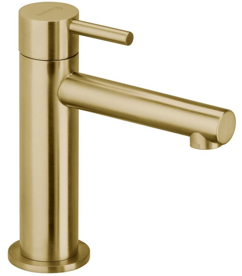 Herzbach Design iX Waschtisch-ELB Mini ohne Ablauf Edelstahl Brass, 21.133210.1.41 21.133210.1.41 von Herzbach