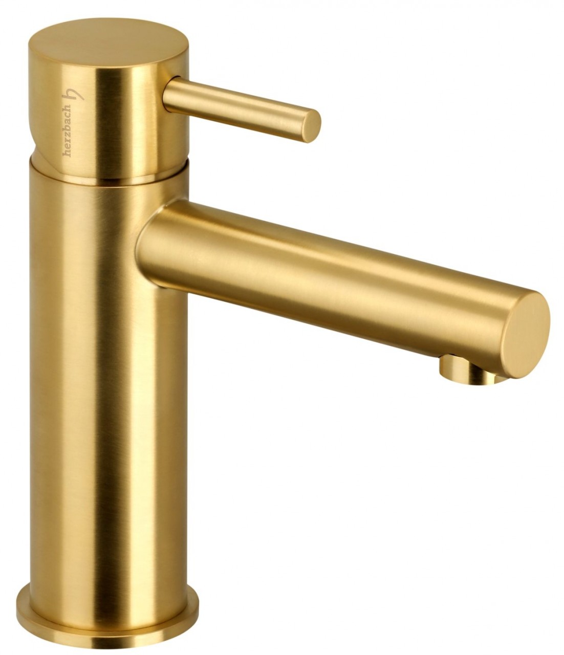 Herzbach Design iX Waschtisch-ELB ohne Ablauf Edelstahl Brass, 21.133200.1.41 21.133200.1.41 von Herzbach