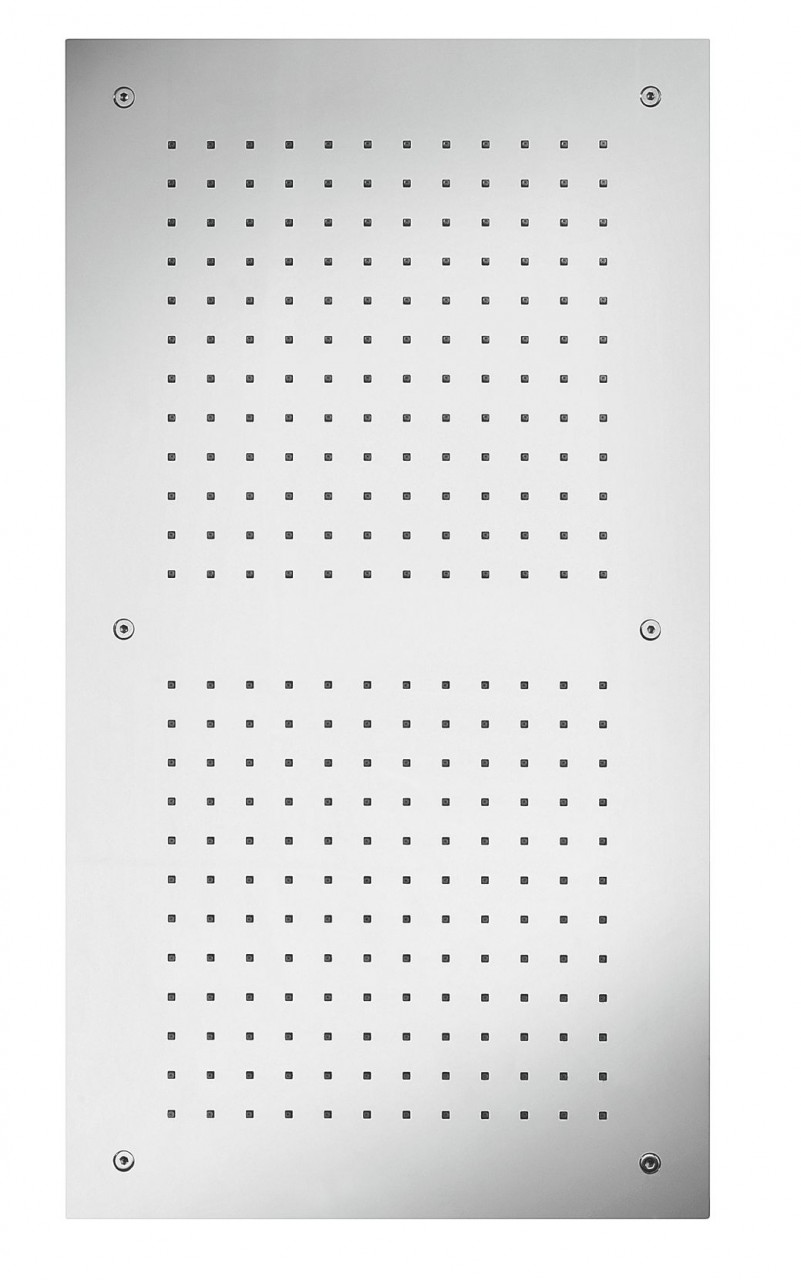 Herzbach LED-Deckeneinbaubrause 700mm x 380mm , Doppel Regenbrause poliert , 11.600395.3.01 11.600395.3.01 von Herzbach