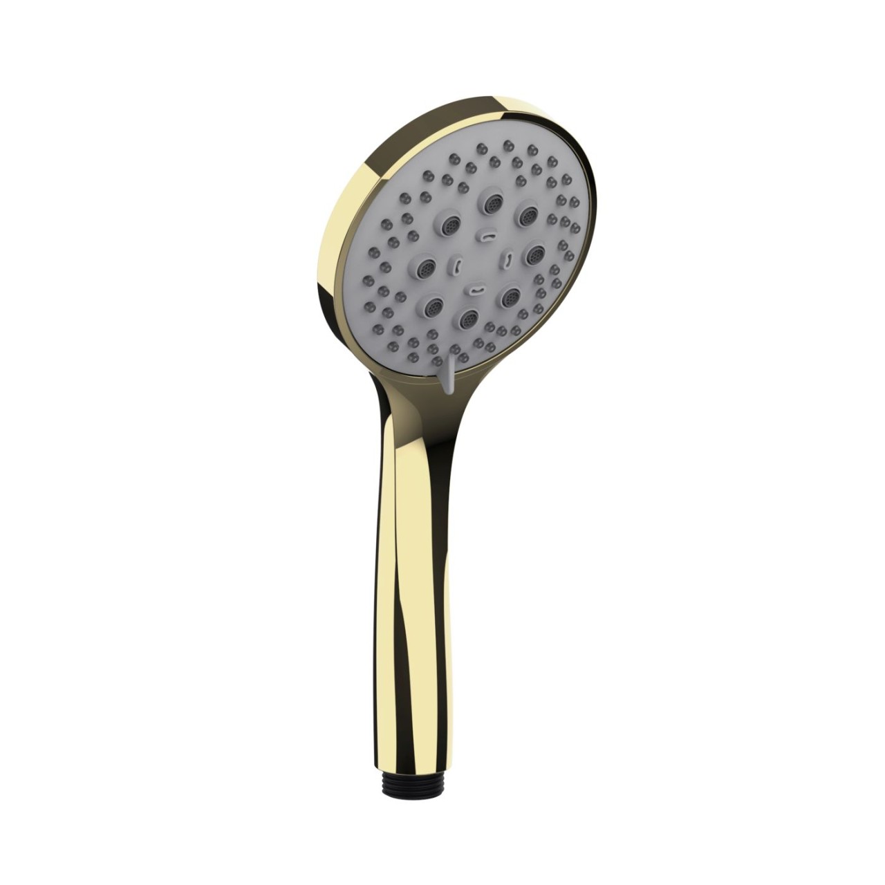 Herzbach LIVING SPA Handbrause 100mm Multifunktion PVD Gold, 30.675400.1.03 30.675400.1.03 von Herzbach