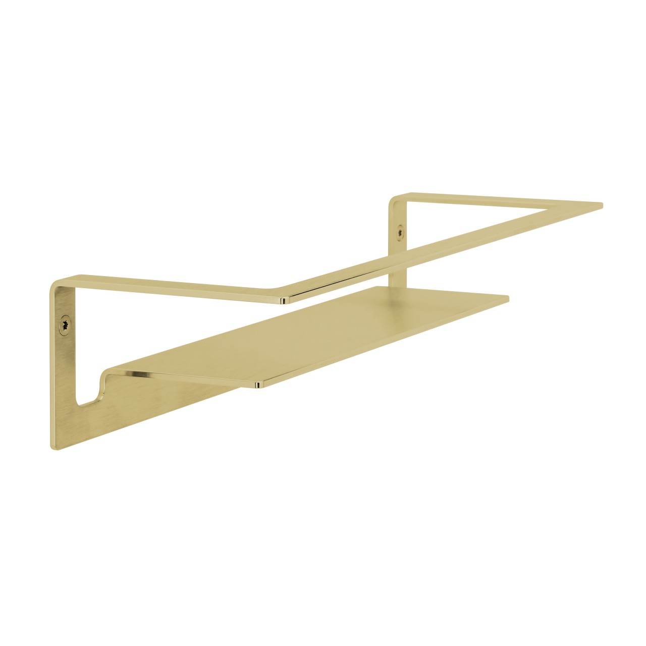 Herzbach design ix pvd wandablage 30 brass, Brass Steel, 21.820000.1.41 21.820000.1.41 von Herzbach