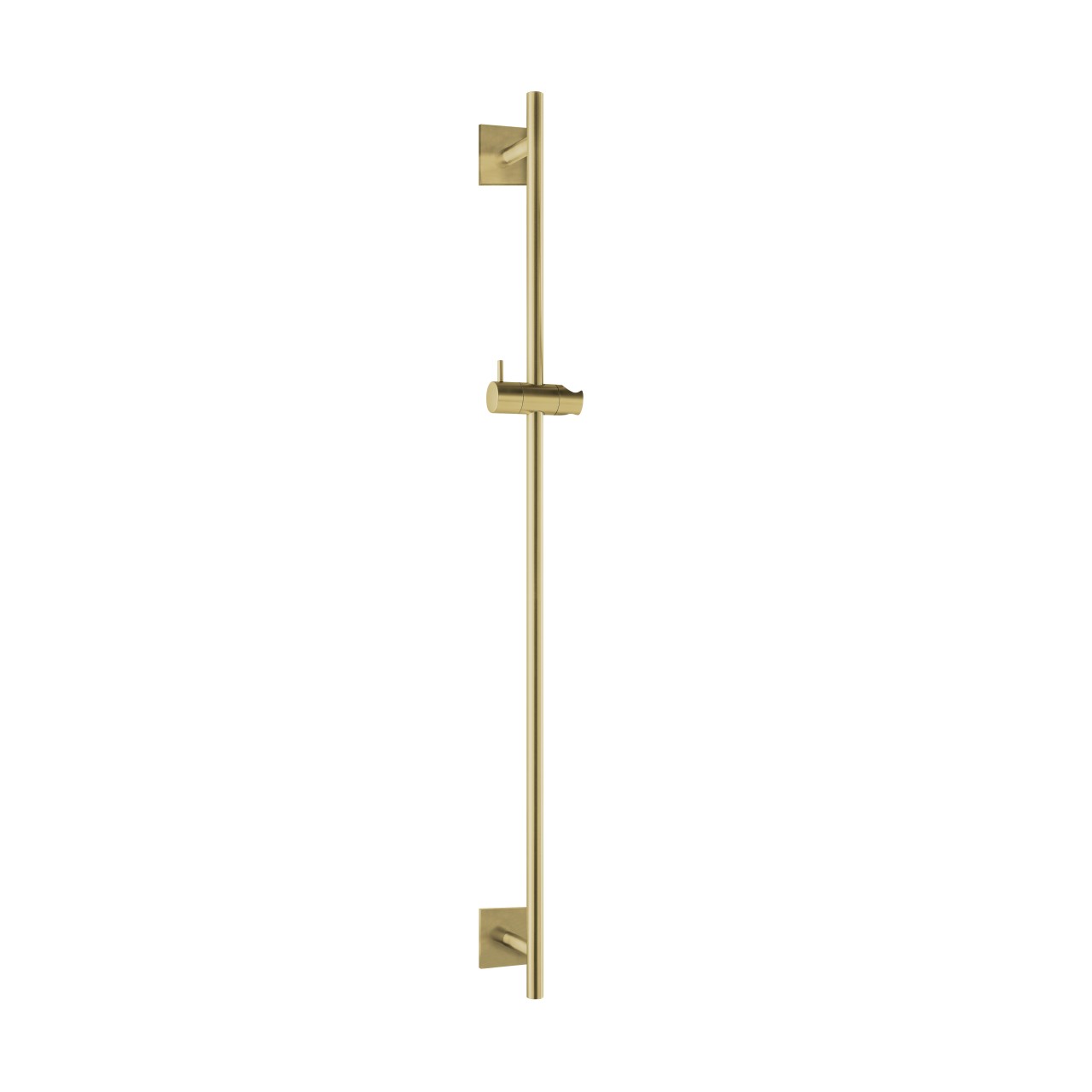 Herzbach spa ix pvd Duschstange 90 rund rosette 70 eckig brass, Brass Steel, 21.965900.2.41 21.965900.2.41 von Herzbach