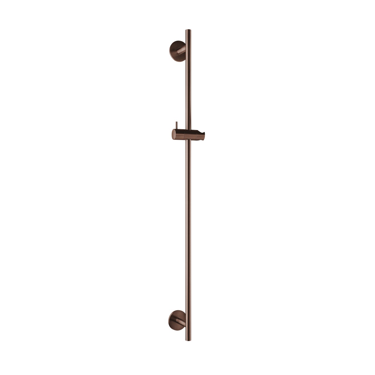 Herzbach spa ix pvd Duschstange 90 rund rosette 70 rund copper, Copper Steel, 21.965900.1.39 21.965900.1.39 von Herzbach