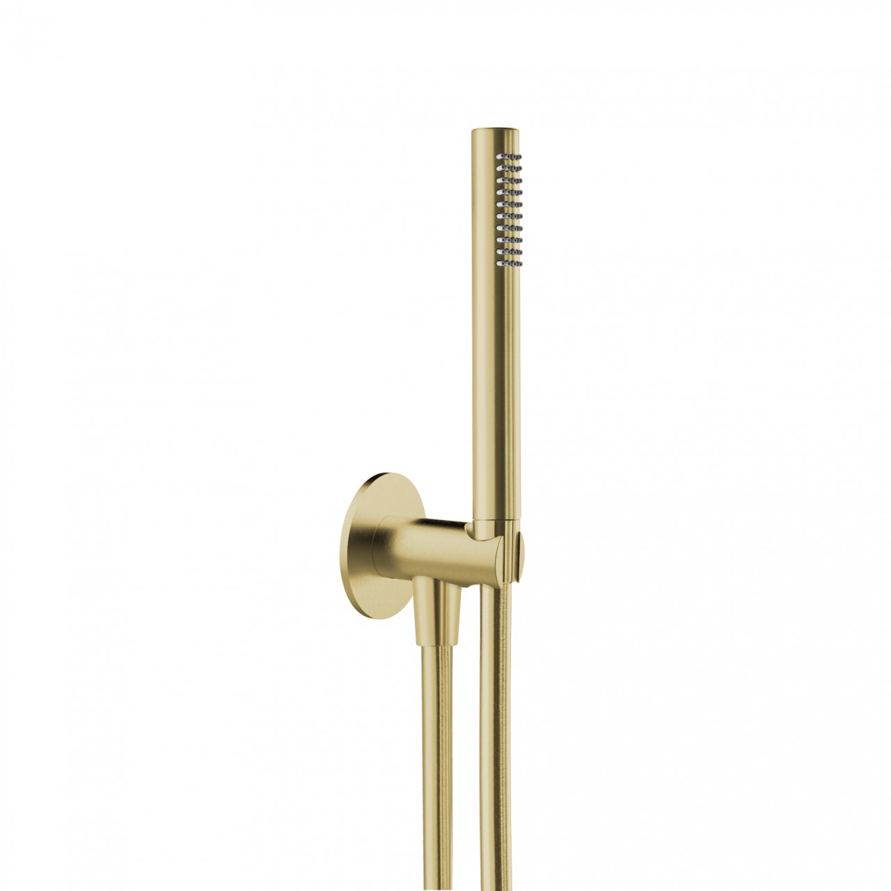 Herzbach spa ix pvd Wannen-Set rund Brauseanschlussbogen 70 stab bs 160 brass, Brass Steel, 21.91450 21.914500.1.41 von Herzbach