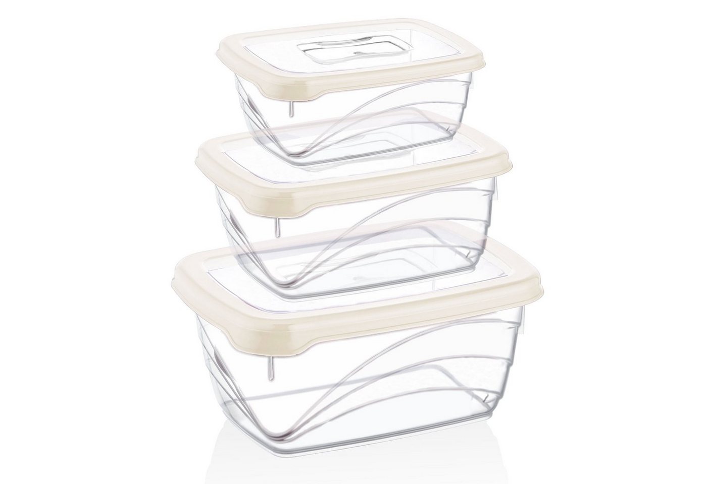 Herzberg Aufbewahrungsbox Herzberg 3-Teiliges extra tiefes Bio-Spar-Box-Set Elfenbein Herzberg Aufbewahrungsbox Herzberg 3-Teiliges extra tiefes Bio-Spar-Box-Set Elfenbein von Herzberg