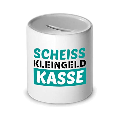 Herzbotschaft Spardose - Scheiss Kleingeld Kasse von Herzbotschaft