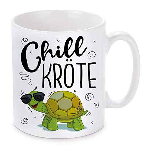 Tasse mit Motiv Modell: Chillkröte von Herzbotschaft