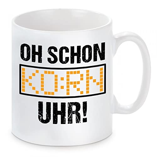Tasse mit Motiv - OH! SCHON KORN UHR Tasse mit Motiv - OH! SCHON KORN UHR von Herzbotschaft