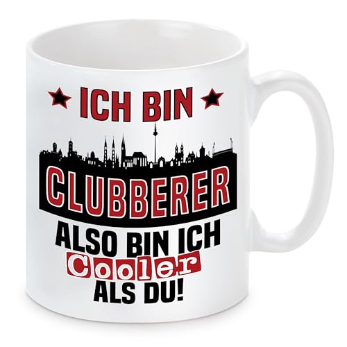 Tasse mit Spruch | Ich bin Clubberer also bin ich cooler als du! | Fußball Keramiktasse für Nürnberg Fan | Skyline deiner Stadt | hochwertiger Druck Tasse mit Spruch | Ich bin Clubberer also bin ich cooler als du! | Fußball Keramiktasse für Nürnberg Fan | Skyline deiner Stadt | hochwertiger Druck von Herzbotschaft