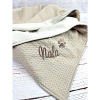 Hundedecke, Personalisierte Hunddecke, Katzendecke, Hundedecken Mit Namen, Besticke Welpe, Geschenke, Kuscheldecke von HerzensfreundinShop