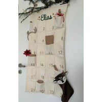 Personalisierter Adventskalender Für Kinder Xxl/Großer Mit Namen Zum Selber Befüllen /stoff Wandkalender Weihnachten Personalisierter Adventskalender Für Kinder Xxl/Großer Mit Namen Zum Selber Befüllen /stoff Wandkalender Weihnachten von HerzensfreundinShop