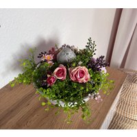 Grabgesteck Grabschmuck Vögelchen 25cm Tischgesteck Blumengesteck Rosen Kunstblumen Gesteck Blumenstrauß Grabgesteck Grabschmuck Vögelchen 25cm Tischgesteck Blumengesteck Rosen Kunstblumen Gesteck Blumenstrauß von Herzflair