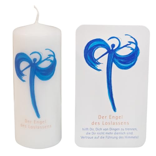 Engelkerze - Engel des Loslassens - blau, 12 cm - ein Geschenk für Frauen zur Trennung, Neuanfang, als Mut und Trostspender Geschenkidee von Andrea Zrenner Engelkerze - Engel des Loslassens - blau, 12 cm - ein Geschenk für Frauen zur Trennung, Neuanfang, als Mut und Trostspender Geschenkidee von Andrea Zrenner von Herzmensch