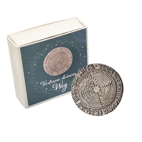 Herzmensch Glücksbringer Münze aus massiver Bronze 3,8 cm rund Glücksmünze Mutmacher kleines Geschenk für Mut, Trost, Trauer Vertraue deinem Weg ... Herzmensch Glücksbringer Münze aus massiver Bronze 3,8 cm rund Glücksmünze Mutmacher kleines Geschenk für Mut, Trost, Trauer Vertraue deinem Weg ... von Herzmensch
