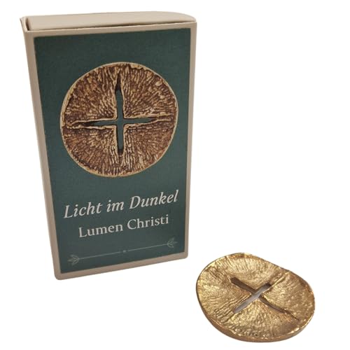 Herzmensch Kleines rundes Kreuz Handschmeichler 4 cm gold aus massiver echter Bronze als Glücksbringer Geschenk, zur Genesung, als Trost und Mutmacher Kleinigkeit Herzmensch Kleines rundes Kreuz Handschmeichler 4 cm gold aus massiver echter Bronze als Glücksbringer Geschenk, zur Genesung, als Trost und Mutmacher Kleinigkeit von Herzmensch