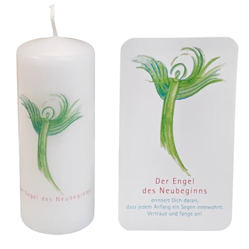 Kleines Mutmacher Geschenk - Engelkerze des Neubeginns - für Frauen, 12 cm zum Trost spenden, Mut machen, zur Motivation bei Trennung und Neuanfang Kleines Mutmacher Geschenk - Engelkerze des Neubeginns - für Frauen, 12 cm zum Trost spenden, Mut machen, zur Motivation bei Trennung und Neuanfang von Herzmensch