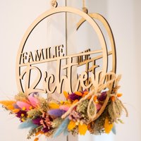 Farbenfroher Türkranz - Geschenk Zum Muttertag Hochzeit Deko Frühlingskranz Für Sie Handgemachte Dekoration Zuhause von HerzstueckRichter