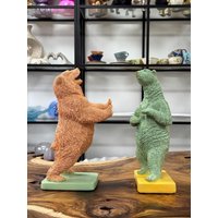 Bär Buchstütze/Buchhalter Set Aus 2 Bären Tiere Statue Bürodekoration Figur Homedecor Bücher Tischdekoration Geschenkidee Bär Buchstütze/Buchhalter Set Aus 2 Bären Tiere Statue Bürodekoration Figur Homedecor Bücher Tischdekoration Geschenkidee von HerzstueckeABG