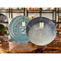 Schale/Obstschale Stilvolle Tischdekoration Handarbeit Aus Glas Dekorative Tablett Dekoration Dekor Interior Geschenkidee von HerzstueckeABG