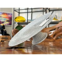 Tortenplatte/Kuchenplatte Auf Fuß Obstschale Tischdekoration Handarbeit Aus Glas Dekoration Homedecor Küchendeko Geschenk von HerzstueckeABG
