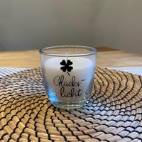 Glückslicht - Geburtstag Kerze Im Glas Geschenk Mitbringsel Glückslicht - Geburtstag Kerze Im Glas Geschenk Mitbringsel von HerzstueckevonJulia