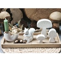 Holztablett Herbstzauber von HerzstueckleDE