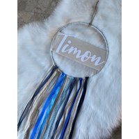 Traumfänger | Blau/Creme Personalisiert von HerzundHandDesign