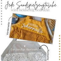 Sandspielzeug | Tasche Sandspielzeugtasche Aufbewahrung Spielplatz Personalisiert Sandtasche Strand Buddeltasche |Sandförmchen Sandspielzeug | Tasche Sandspielzeugtasche Aufbewahrung Spielplatz Personalisiert Sandtasche Strand Buddeltasche |Sandförmchen von HerzwerkbySandra