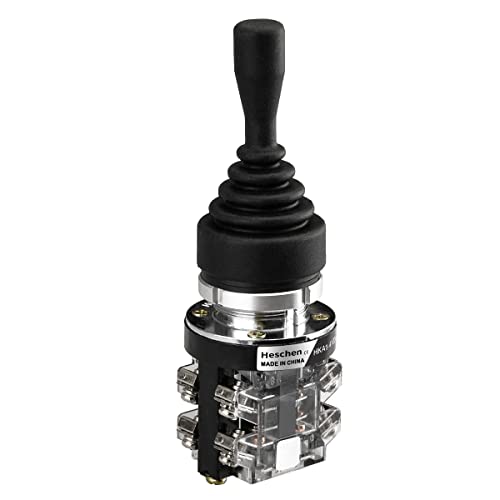 Heschen Monolever Joystick Switch, HKA1-41Z04, 4 Positionen, Momentary Type, 4NO, AC380V 15Amp von Heschen