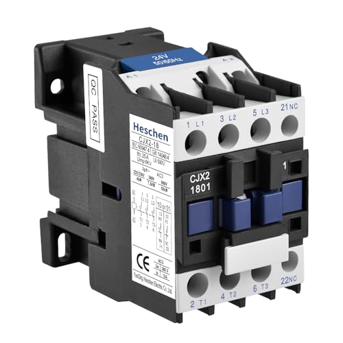 Heschen AC Schütz CJX2-1801 220V 50/60Hz Spule 3P 3-polig normal geschlossen Ie 18A Ue 380V von Heschen