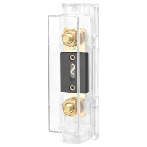 Heschen Auto Audio Video Stereo ANL-Sicherungshalter, 0/2/4 Gauge In und Out, mit Ampere ANL Sicherung (70A) Heschen Auto Audio Video Stereo ANL-Sicherungshalter, 0/2/4 Gauge In und Out, mit Ampere ANL Sicherung (70A) von Heschen