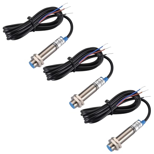 Heschen M12 Induktiver Näherungssensor Schalter Schildtyp LJ12A3-2-Z/BY, Detektor 2mm, 10-30VDC 200mA, PNP Normalerweise offener (NO) 3 Draht (3) von Heschen