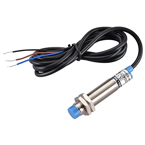 Heschen M12 Induktiver Näherungssensor Schalter Schildtyp LJ12A3-4-Z/BY Detektor 4mm 10-30VDC 200mA PNP Normalerweise offen(NO) 3-Draht von Heschen