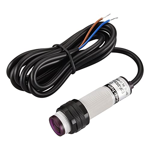 Heschen M18 Säule Infrarot Photoelektrischer Näherungsschalter, Diffuse Reflexionstyp, E3F-DS30Y1, Erfassungsabstand 10-30CM, 90-250VAC 400mA, Normalerweise Offen (NO), 2 Drähte von Heschen