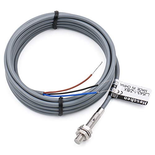Heschen M5 Induktiver Näherungssensor Schalter Schildtyp LJ5A3-1-Z/BX Detektor 1mm 10-30VDC 150mA NPN Normalerweise offen (NO) 3-Draht von Heschen
