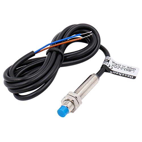 Heschen M8 Induktiver Näherungssensor Schalter Nicht Schildtyp LJ8A3-2-Z/DX Detektor 2mm 10-30VDC 200mA Normal Geschlossen(NC) 2-Draht von Heschen