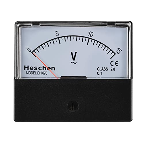 Heschen Rechteckvoltmeter Analogpanel Volt Spannungsmesser DH-670 Typ AC 0-15V Klasse 2.5 CE gelistet Heschen Rechteckvoltmeter Analogpanel Volt Spannungsmesser DH-670 Typ AC 0-15V Klasse 2.5 CE gelistet von Heschen