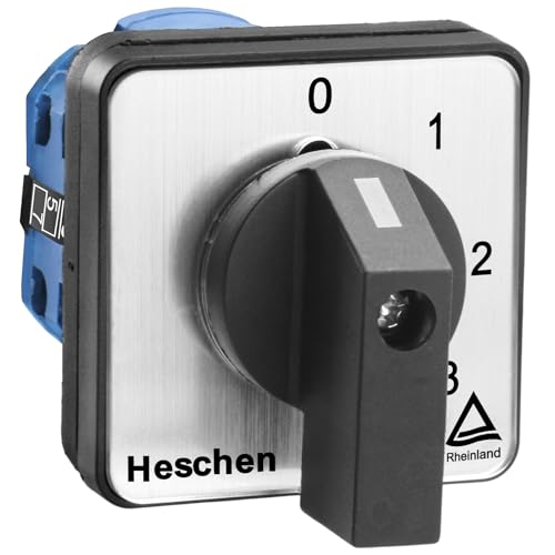 Heschen Universal Drehbarer Nockenwahlschalter SZW26-20/0-3.2 660V 20A 4 Position 2 Phasen 6 Terminals CE Heschen Universal Drehbarer Nockenwahlschalter SZW26-20/0-3.2 660V 20A 4 Position 2 Phasen 6 Terminals CE von Heschen