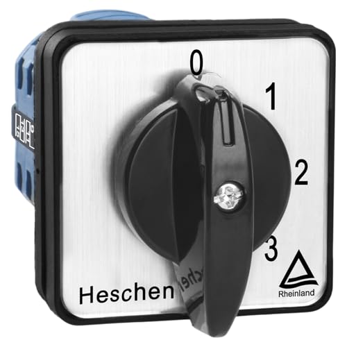 Heschen Universal Drehbarer Nockenwahlschalter, SZW26-20/0-4.4, 660V 20A, 5 Position 4 Phasen, 16 Terminals, CE Heschen Universal Drehbarer Nockenwahlschalter, SZW26-20/0-4.4, 660V 20A, 5 Position 4 Phasen, 16 Terminals, CE von Heschen