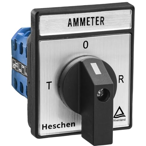Heschen Universal Drehbarer Nockenwahlschalter, SZW26-20/LH3.3, 660V 20A, 4 Position 3 Phasen, 12 Terminals, CE von Heschen