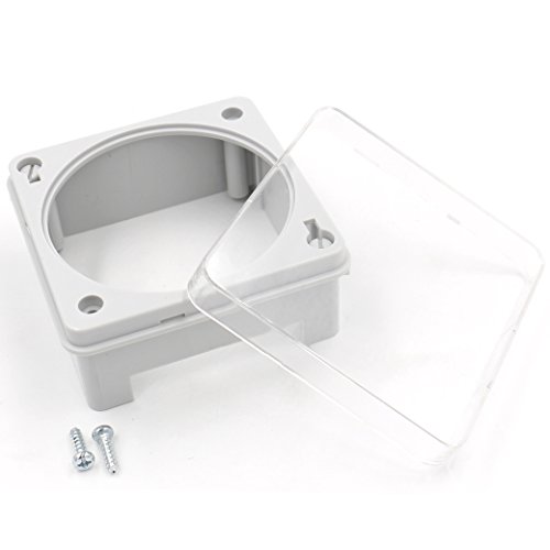 Heschen Wasserdichte Abdeckung für programmierbare digitale Zeitschaltuhr CN101A, Timer-Relaisschalter, 70 mm x 70 mm Heschen Wasserdichte Abdeckung für programmierbare digitale Zeitschaltuhr CN101A, Timer-Relaisschalter, 70 mm x 70 mm von Heschen