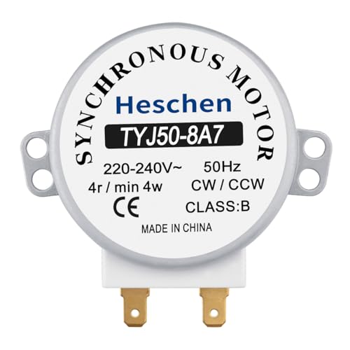 Heschen Synchronmotor TYJ50-8A7 220-240VAC 4R/Min CW/CCW 50Hz für Mikrowellenofen Drehtisch von Heschen