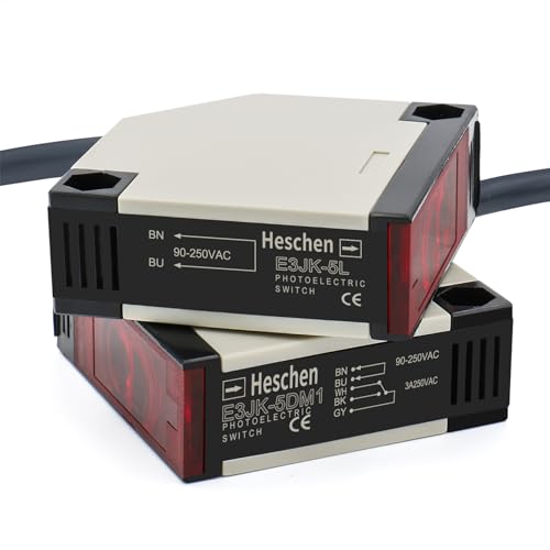 Heschen Fotoelektrischer Schalter E3JK-5DM1-5L AC 90-250V Bijection Type Detection Distance 5m von Heschen