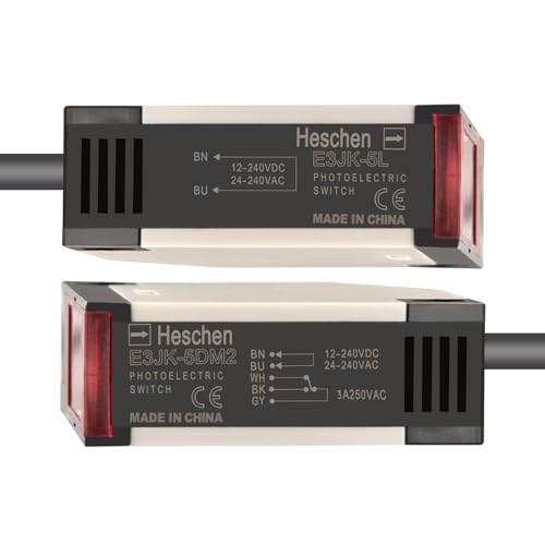 Heschen Fotoelektrischer Schalter, E3JK-5DM2-5L, 24-240VAC/12-240VDC, Bijection Type, Detection Distance 5M Heschen Fotoelektrischer Schalter, E3JK-5DM2-5L, 24-240VAC/12-240VDC, Bijection Type, Detection Distance 5M von Heschen
