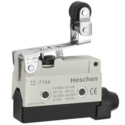 Heschen - Horizontaler Endschalter TZ-7144, einpolige Schnapprollenbetätigung, Wechselstrom 380V, 10A, für CNN-Mühle von Heschen