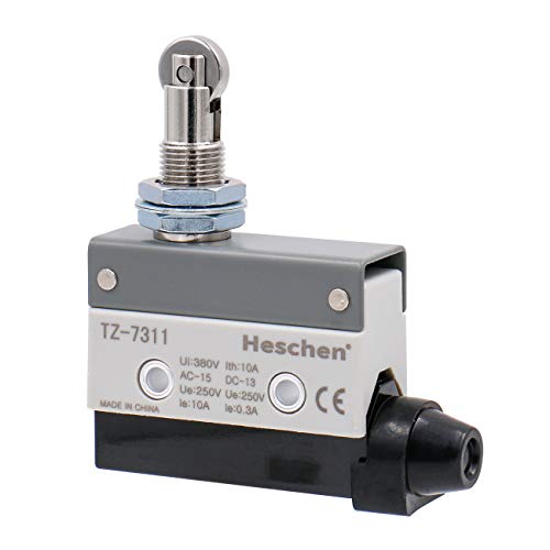Heschen Horizontaler Endschalter TZ-7311 Momentray parallel Kolbenrolle Stellantrieb AC 380V 10A einpolig Heschen Horizontaler Endschalter TZ-7311 Momentray parallel Kolbenrolle Stellantrieb AC 380V 10A einpolig von Heschen