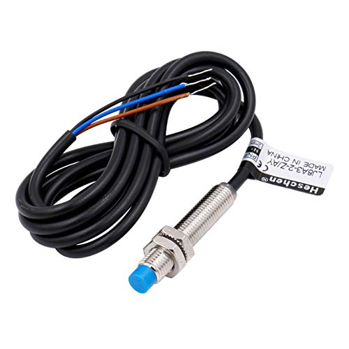 Heschen M8 Induktiver Näherungssensor Schalter Nicht Schildtyp LJ8A3-2-Z/AY Detektor 2mm 10-30VDC 200mA PNP Normal Geschlossen(NC) 3-Draht von Heschen