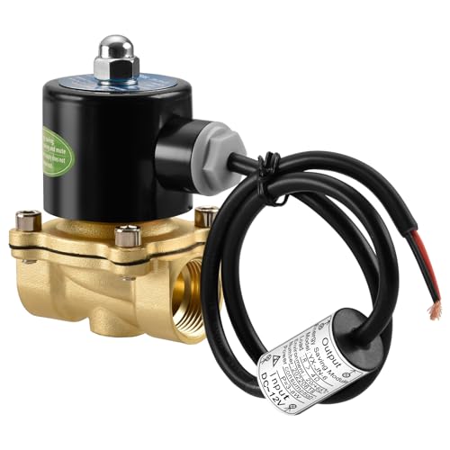 heschen Messing Elektrisches Magnetventil 3/4 Zoll DC 24 V Direct Action Wasser Air Gas Normalerweise geschlossen Ersatz-Ventil von Heschen