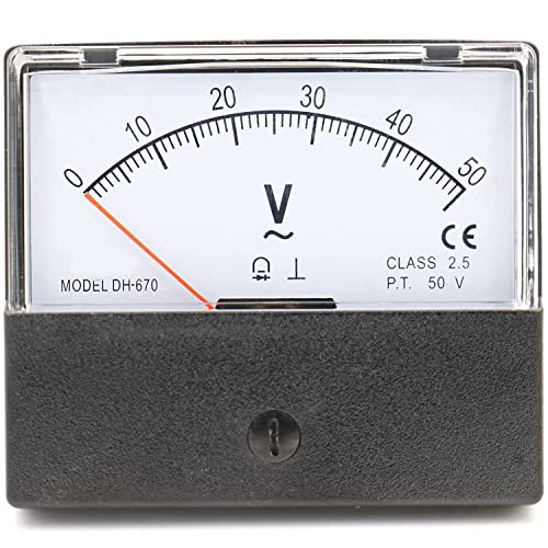 heschen rechteckig Voltmeter Analog Panel Volt Spannung Meter 670 Stil AC 0–50 V Klasse 2,5 CE-gelistet heschen rechteckig Voltmeter Analog Panel Volt Spannung Meter 670 Stil AC 0–50 V Klasse 2,5 CE-gelistet von Heschen